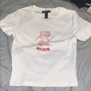 Never worn fitted t shirt